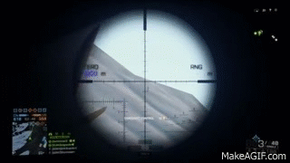 Battlefield 4 1 070m Headshot With The Srr 61 On Make A Gif