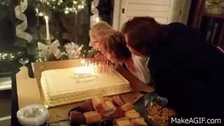 Happy Birthday Card Cake Fire Hazard Old Age - Etsy