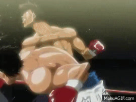 Hajime no Ippo: Champion Road Intro - Dempsey Roll Combo on