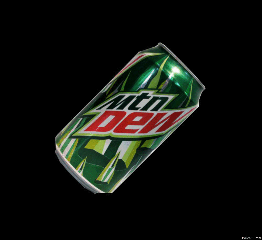 Spinning Mountain Dew on Make a GIF