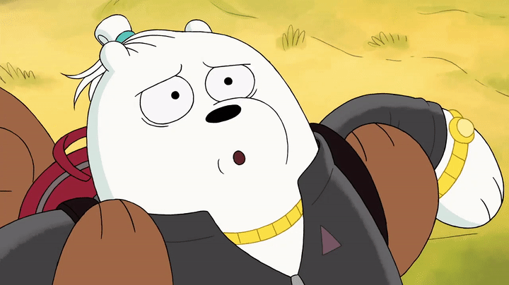 We Bare Bears | Ice Bear Has Amnesia | Cartoon Network on Make a GIF.
