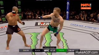 Conor McGregor KO's Jose Aldo 13 Seconds at UFC on Make GIF