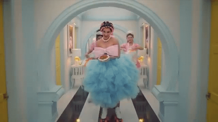 katy perry green dress gif Sun-imperial main image 0