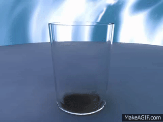 CG Water filling glass on Make a GIF