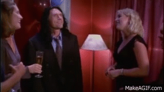images Tommy Wiseau Happy Birthday Gif the room happy birthday song on make a gif