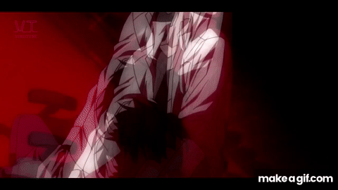 Anime Death Note Dying Light Yagami GIF | GIFDB.com