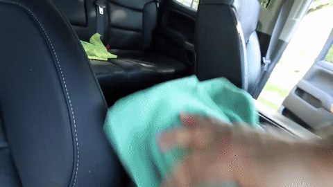 Oddly Satisfying Interior Car Cleaning - Compilation #1 on Make a GIF