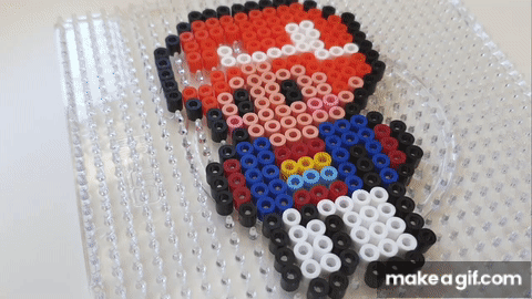 DNA RM Perler Beads Diy | Hama Beads Part 6 on Make a GIF