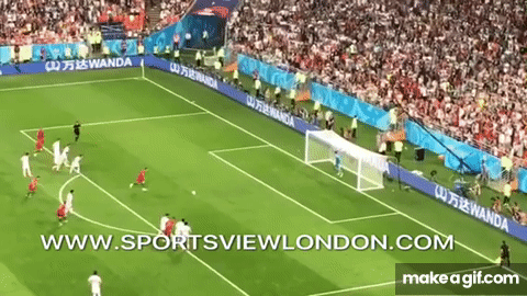 Ronaldo Misses Penalty Vs Iran Crowd View World Cup 18 On Make A Gif