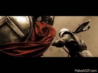300 Spartans Best Fight Scene On Make A Gif