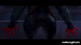 Spider Man Into The Spider Verse Trailer 2018 First Miles Morales Spiderman Movie On Make A Gif