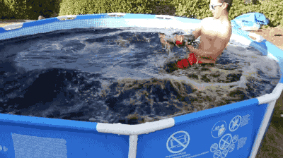 Taking a Bath in a Giant 1,500 Gallon Coca-Cola Swimming Pool.... on ...
