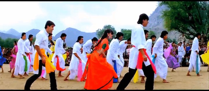 Bhangra Paale Aaja Aaja| Karan Arjun 1995 Hindi Video Song HD 1080P on Make a GIF