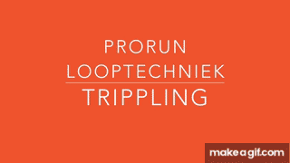 ProRun Looptechniek Trippling