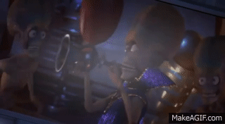 Mars Attacks 1996 Movie - Jack Nicholson & Pierce Brosnan on Make a GIF