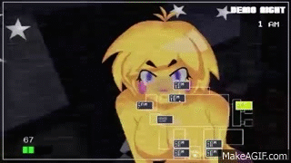 Five Nights in Anime - ALL JUMPSCARES (18+) on Make a GIF