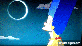 The Simpsons Solar Eclipse on Make a GIF