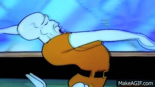 The Fall of Handsome Squidward on Make a GIF.