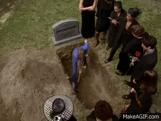 Scrubs Elliot Digs Her Own Grave on Make a GIF Scrubs Elliot Digs Her Own Grave on Make a GIF