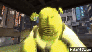 shrek anthem (shrek is love, shrek is life) on Make a GIF