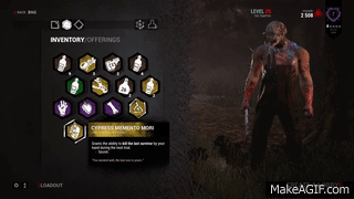 Dead By Daylight Gameplay 11 Killer No One Escapes Death And Cypress Memento Mori On Make A Gif