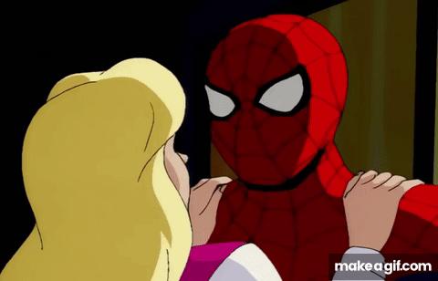 Felicia Hardy Kisses Spider-Man. on Make a GIF