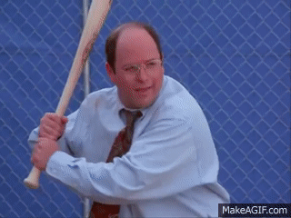 Seinfeld George teaches the Yankees how to play on Make a GIF