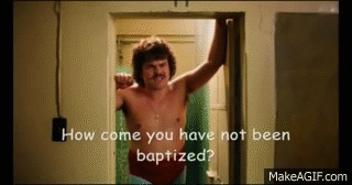 Nacho Libre Baptism on Make a GIF