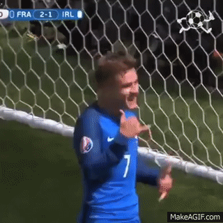 Griezmann : célébration France-Irlande ( hotline bling ...