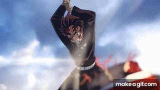 Tanjiro vs Hantengu 4K Extended - Demon Slayer 4K Season 3 Episode 11 on  Make a GIF