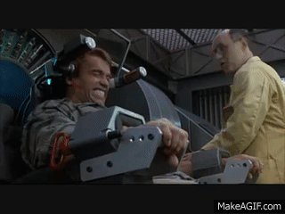 Total Recall - Arnold's best scenes on Make a GIF