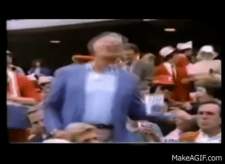 Miller Lite Bob Uecker's Front Row Commercial on Make a GIF
