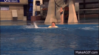 Extremely Painful High Dive Disaster on Make a GIF