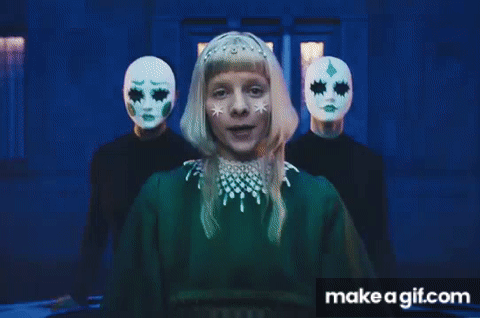 aurora cure for me dance on Make a GIF