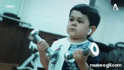 Abdu Rozik training for his fight against Hasbulla