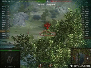 Ammo racking a Tog II - WOT on Make a GIF