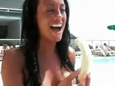 Congratulate, teen deepthroat banana gif Teen deepthroat banana gif