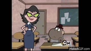 Teacher Smiling - Billy and Mandy on Make a GIF