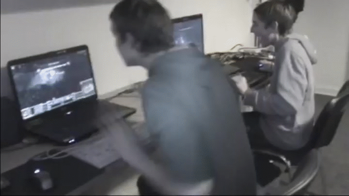 Keyboard Smash in a dudes face (ORIGINAL) on Make a GIF.