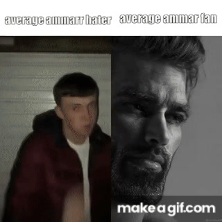 GİGACHAD MEME TEMPLATE / AVERAGE FAN VS AVERAGE ENJOYER (FULL HD) on Make a  GIF