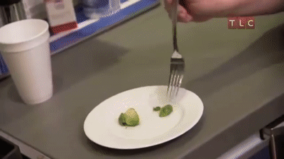 When you have to eat vegetables on Make a GIF