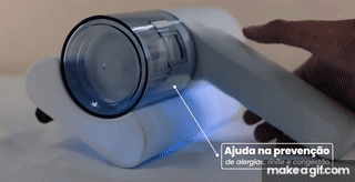 Dê adeus a rinite com o aspirador anti ácaro! on Make a GIF