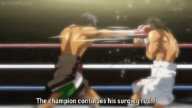 Hajime no Ippo -New Challenger Ep 8 Spirit for One Last Attack on Make a  GIF