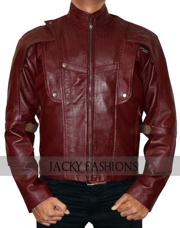 Guardians of the Galaxy Chris Pratt Leather Jacket on Make a GIF