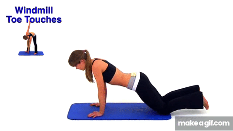 Toning Lower Back Workout Routine - Best Lower Back Exercises at Home with  Fitness Blender on Make a GIF