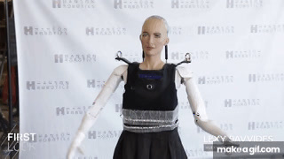 Sophia the hot sale robot walking