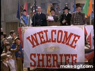 Blazing Saddles - The Sheriff is a (GONG!)