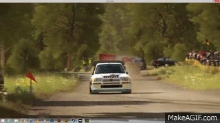 Flugzeugring Reverse - Peugeot 205 GTi Group B - Max Attack on Make a GIF