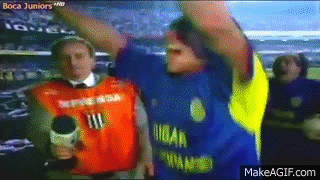 Video inédito de Tevez (Boca campeón Copa Libertadores 2003) on Make a GIF