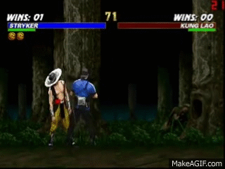 Mortal Kombat Trilogy - Stryker Fatalities (ALL) on Make a GIF
